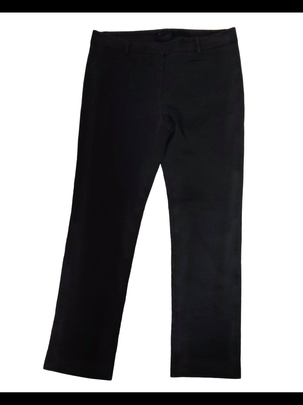 Theory Blackish Brown Straight-Leg Dress Pants - Picture 3 of 4